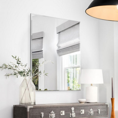 Mirroroutlet Single Bevelled Frameless Venetian Mirror 100 X 70Cm 3Ft3 X 2Ft3 - image 1