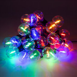 The Christmas Workshop Multicoloured Globe String Lights - thumbnail 2