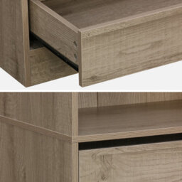 Alice's Garden Sweeek - Modular Open Wardrobe Drawer And Shelf Unit Modulo Natural 60X45X180 Cm - thumbnail 7