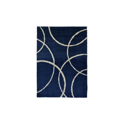 The Rugs Snug Collection Shaggy Rugs Bubbles Design   I110A - image 1