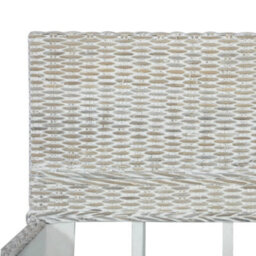 Berkfield Bed Frame Grey Natural Rattan 180X200 Cm 6Ft Super King - thumbnail 6