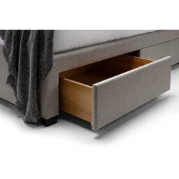 Oakham Lunar 4 Drawer Bed - Grey Linen -  Superking (180Cm) (150Cm) - thumbnail 8