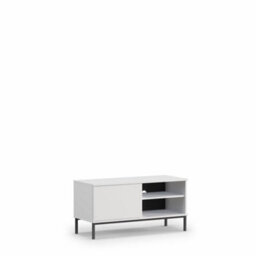 Arte Querty 04 Tv Cabinet In White Matt - Streamlined Design For Modern Living - W1010mm X H500mm X D410mm - thumbnail 1