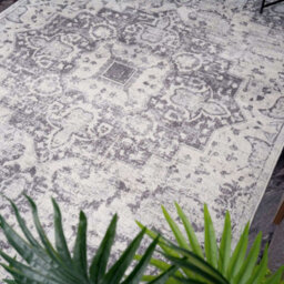 The Rugs Montana Grey Cream Oriental Area Rug And Runner Soft Durable Pet Friendly Easy To Clean Living Room Bedroom 4060 - thumbnail 7