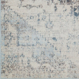 Livabliss Ankara-Vintage Grey Blue Traditional Boho Living Dining Bedroom Rug 200 X 275 Cm Easy Care, Non Shedding - thumbnail 7
