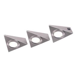 GoodHome Chardin White Silver Effect Mains-Powered Led Neutral White Under Cabinet Light Ip20 (L)120mm (W)118mm - thumbnail 5