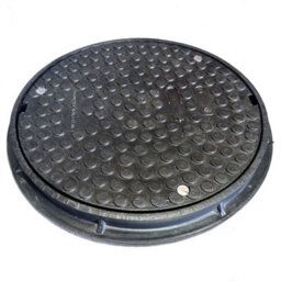 450mm Inspection Chamber Duallock Plastic Solid Top Round Circular Manhole Cover & Frame 540mm Diameter Driveway Tested To 35Kn (3 - thumbnail 2