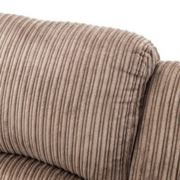 More4Homes Postana Manual High Back Jumbo Cord Fabric Recliner 2 Seater Sofa (Brown) - thumbnail 7