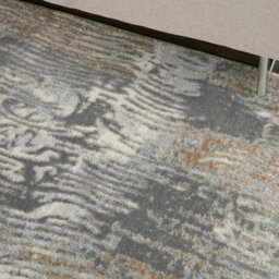 Modern Abstract Grey Beige Living Room Bedroom & Dining Room Rug-160Cm X 221Cm - thumbnail 3