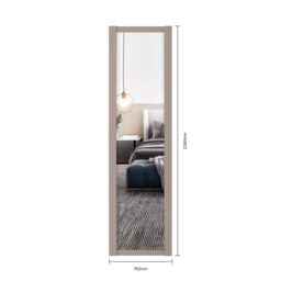 Spacepro Mirrored Pebble Framed Sliding Wardrobe Door (H)2220mm (W)762mm - thumbnail 8