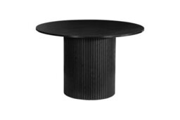Black Round Fluted Dining Table Axel Birlea - thumbnail 7