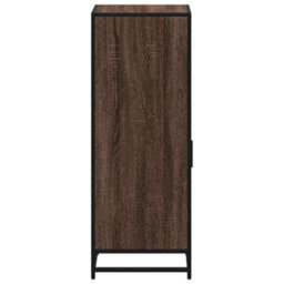 Berkfield Bathroom Cabinet Brown Oak 35X37.5X100 Cm Engineered Wood - thumbnail 7