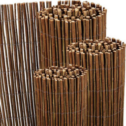 Woven Wood Premium Willow Fencing Screening Rolls 3.0M X 2.0M - thumbnail 4