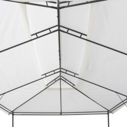 Walplus Gazebo With Curtains 600X298X270 Cm White 180G/ma - thumbnail 6