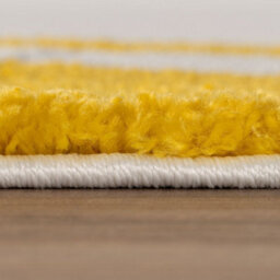 The Rugs Joli Yellow And White Abstract Doodle Rug Soft Dense Pile Easy To Clean And Pet Friendly For Living Rooms And Bedrooms - thumbnail 3