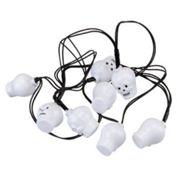 Halloween Skull Lights Led Set Of 8 Trick Or Treat Party Of - thumbnail 1