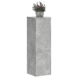 Walplus Plant Stand 2Pcs Concrete Grey 25X25X80 Cm Engineered Wood - thumbnail 3