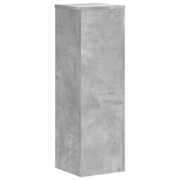 Walplus Plant Stand 2Pcs Concrete Grey 25X25X80 Cm Engineered Wood - thumbnail 4
