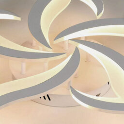60W Flower Ceiling Lights Led 3000K Chandeliers Lamps For Living Room Bedroom - thumbnail 2