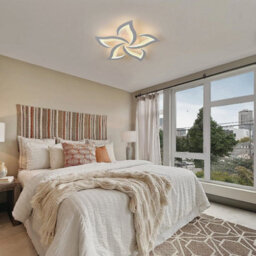60W Flower Ceiling Lights Led 3000K Chandeliers Lamps For Living Room Bedroom - thumbnail 5