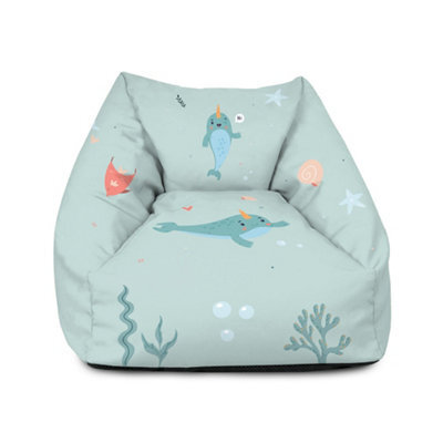 rucomfy Beanbags Rucomfy Indoor Under The Sea Snuggle Chair Bean Bag - Kids Bean Bag Armchair Seat - image 1