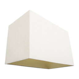 Happy Homewares Large Rectangular Cream Linen Fabric Lamp Shade For Table And Floor Lamp Bases - thumbnail 4