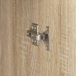 Berkfield Sonoma Oak Sideboard Sonoma Oak Particle Board, Sonoma Oak Veneer - thumbnail 9