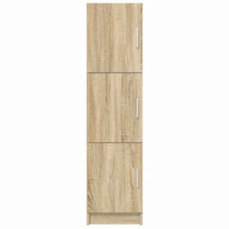 Berkfield Sonoma Oak Sideboard Sonoma Oak Particle Board, Sonoma Oak Veneer - thumbnail 5