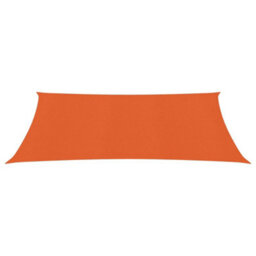 Berkfield Sunshade Sail 160 G/m2 Orange 2.5X4.5 M Hdpe - thumbnail 2