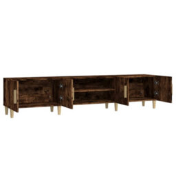 Vidaxl Tv Cabinet Smoked Oak 180X31.5X40 Cm Engineered Wood - thumbnail 7