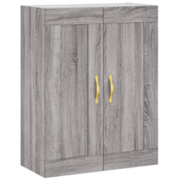 Berkfield Highboard Grey Sonoma 69.5X34X180 Cm Engineered Wood - thumbnail 5
