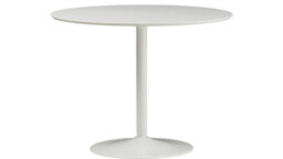 Aspect Furniture Jakob 4 Seater Round Dining Table- White (Table Only) - thumbnail 2