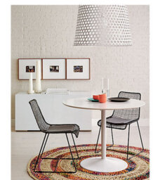 Aspect Furniture Jakob 4 Seater Round Dining Table- White (Table Only) - thumbnail 5