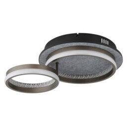 Luminosa Lighting Luminosa Della Semi Flush Ceiling Light Matt Black Led 3000/4000/6000K - thumbnail 3