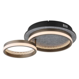 Luminosa Lighting Luminosa Della Semi Flush Ceiling Light Matt Black Led 3000/4000/6000K - thumbnail 7
