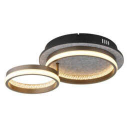 Luminosa Lighting Luminosa Della Semi Flush Ceiling Light Matt Black Led 3000/4000/6000K - thumbnail 5