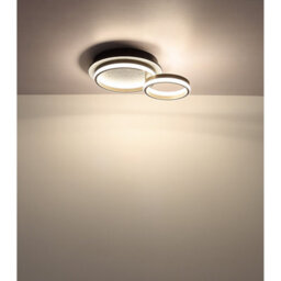 Luminosa Lighting Luminosa Della Semi Flush Ceiling Light Matt Black Led 3000/4000/6000K - thumbnail 6