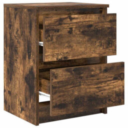 Berkfield Tv Cabinet Smoked Oak 40X35X54 Cm Engineered Wood - thumbnail 5