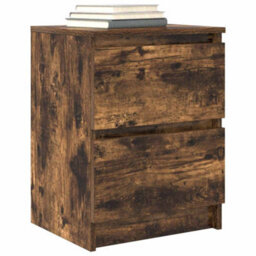 Berkfield Tv Cabinet Smoked Oak 40X35X54 Cm Engineered Wood - thumbnail 4