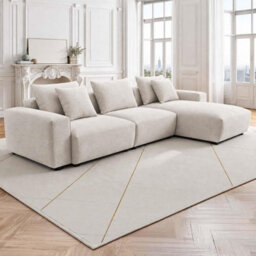 Furnishings For Less UK Mayfield Beige Universal Corner Sofa With Reversible Chaise - thumbnail 3