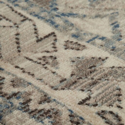Persian Bordered Easy To Clean Blue Geometric Traditional Rug For Dining Room-160Cm X 235Cm - thumbnail 2