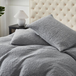 Groundlevel Winter Warm Soft Teddy Fleece Duvet Set - thumbnail 3
