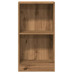 Berkfield Versatile Bookcase Artisian Oak 40X24X76 Cm Engineered Wood - thumbnail 4