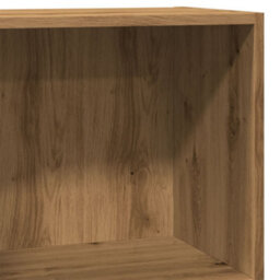 Berkfield Versatile Bookcase Artisian Oak 40X24X76 Cm Engineered Wood - thumbnail 7