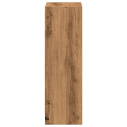 Berkfield Versatile Bookcase Artisian Oak 40X24X76 Cm Engineered Wood - thumbnail 5