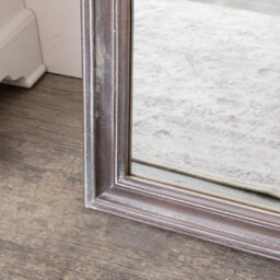 Melody Maison Large Arched Washed Wooden Framed Leaner Mirror - 78Cm X 158Cm - thumbnail 3