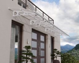 Canopia By Palram Bordeaux 6690 White Door Canopy, (H)33Cm (W)670.5Cm (D)13.9Cm - thumbnail 3