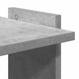 Berkfield Bookcase 3-Tier Concrete Grey 60X30X120 Cm Engineered Wood - thumbnail 7
