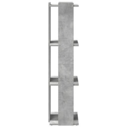 Berkfield Bookcase 3-Tier Concrete Grey 60X30X120 Cm Engineered Wood - thumbnail 5