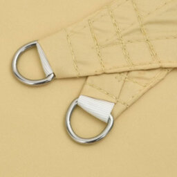 Berkfield Sun Shade Sail Sand 5X3.5 M 100% Polyester Oxford - thumbnail 5